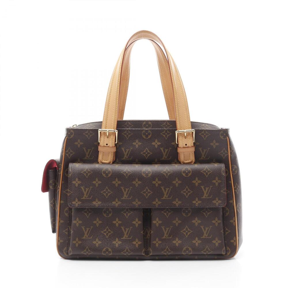 Louis Vuitton Multiplicit Handbag Canvas Leather Monogram Brown